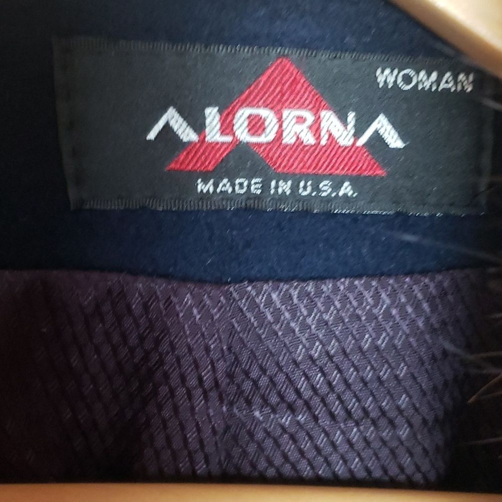 Vintage Navy Alorna Fur and Whool Jacket - Picture 5 of 9